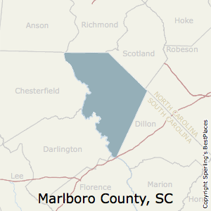 Marlboro County Map